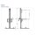 Delimon Elektrische Fasspumpe BFE - für 200 kg Fässer - 500 Volt - 1 Auslass - 100 ccm/min (6,0 l/h) - mit Entlastungsleitung
