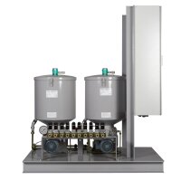 Delimon Zweileitungspumpe BSB01A02OC03 - 30 Liter - F&uuml;llstandsschalter - Manometer - 1 Auslass - 230/400 Volt