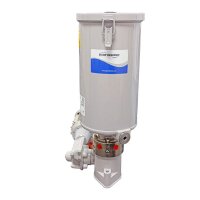 Delimon Mehrleitungspumpe FZA06B14AA00 - 6 Auslässe - 230-260V / 400-460V - 710:1 - 8,0 Liter - Ohne Zubehör - für Öl/Fett/Fließfett geeignet