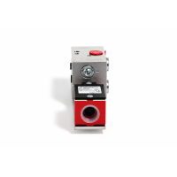 KEB01A0100 - Durchflusskontrollgerät KE-B - max. 120 bar - 1,6 ccm - mit elektrischem Endschalter