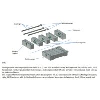 Delimon Verteiler M2503A00C002B1B1B00 - 3 Segmente - 3 Auslässe