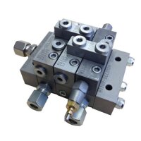 Delimon Verteiler M2503A01C005F2D7J00 - 3 Segmente - 3 Auslässe