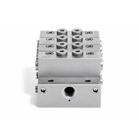 Delimon Verteiler M2504A00D001B1C1B1C00 - 4 Segmente - 4 Auslässe