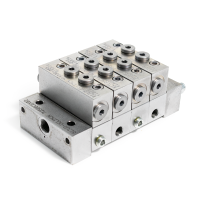 Delimon Verteiler M2504A00D001C1B1C1B00 - 4 Segmente - 4 Auslässe