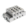 Delimon Verteiler M2504A00D001C1B1C1B00 - 4 Segmente - 4 Auslässe