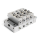 Delimon Verteiler M2504A00D001C1B1C1B00 - 4 Segmente - 4 Auslässe