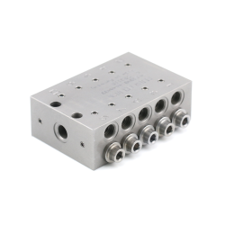 Progressivverteiler - Stahl - 10 x Auslass 0,20 ccm
