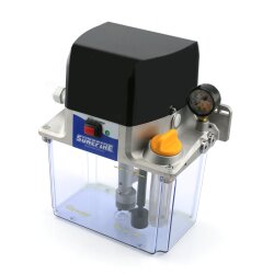 Delimon Einleitungspumpe Surefire II - für Öl - ohne Steuerung - 230/480VAC - max. 31 bar - 3 l Behälter - 1 x N/O Schwimmerschalter