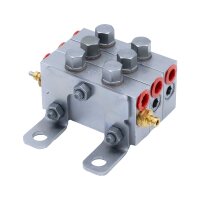 Delimon Progressivverteiler ZPA03A01III05 - 3 Segmente - Mit Verschraubungskit 2