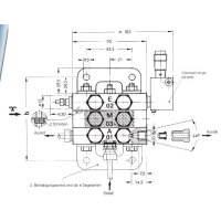 Delimon Progressivverteiler ZPA03A01RSV00 - 3 Segmente - 1 Auslass