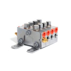 Delimon Progressivverteiler ZPA04A02AAAA05 - 4 Segmente - Mit Verschraubungskit 2