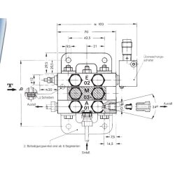 Delimon Progressivverteiler ZPA05A01ADFFF04 - 5 Segmente - Mit Verschraubungskit 1