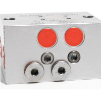 Delimon Zweileitungsverteiler ZVB04A152100 - 4 Auslässe - Stahl - Dosierung: 1,5 cm³ - Ohne Zubehör - Mit Dosierschraube 1/1