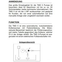 Delimon Pumpenaggregat TMD5 - Pausenzeit 6 min - 1,8 Liter - 115/230 Volt