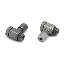 BEKA MAX Schwenkverschraubung - M10x1 - Für Rohr Ø 4 mm - Stahl - Bauform: LL