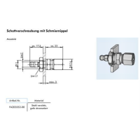 BEKA MAX Schottverschraubung mit Schmiernippel - M10x1 IG