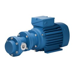 Elektro-Zahnradpumpe FLM 310 - 230/400 Volt - 0,25-1,5 kW - G 1/2" - 7,4 l/min - 10 bis 75 bar  - NBR-Wellendichtring - Medientemperatur -10°C bis +60°C