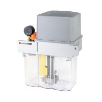 BEKA MAX - Einleitungspumpe - Fließfett - 230V AC - ohne Steuerung - 3 Liter Behälter - Druckanschluss rechts