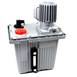 BEKA MAX - Zahnradpumpe - Einleitungspumpe - Öl - 230V AC - Motor 0,27 kw - 0,2 l/min - 6 cm³/Impuls - 3 Liter Alu Behälter