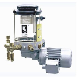 BEKA MAX - Progressivpumpe - für Öl -  230/380 V Elektromotor - 8,0 kg Behälter - Übersetzung 300:1 - ohne Steuerung - ohne Pumpenelement