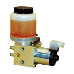 BEKA MAX - Ölschmierpumpe - 24V - Hubmagnet - 1,2 Liter Behälter - pro Hub 0,04-0,1 cm³ - ohne Füllstandsüberwachung