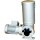 BEKA MAX - Fettschmierpumpe - Motor 0,37 kw - 10 kg Stahlblech Behälter - 4 Auslässe - Übersetzung 560: 1