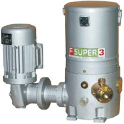 BEKA MAX - Fettschmierpumpe - mit 230/400 V Motor - 48,0 kg Stahlblech Behälter - PE 560 - Füllstandsüberwachung - 46:1