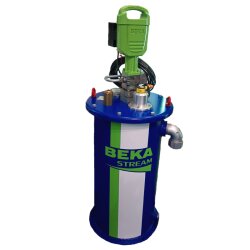 BEKA MAX - Schmiersystem - Fasspumpe - Stream E - 24V DC - 213 l/180 kg  Fässer - mit Fettfolgekolben