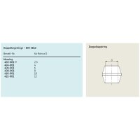 SKF Doppelkegelring - F&uuml;r Rohr &Oslash; 2,5 mm