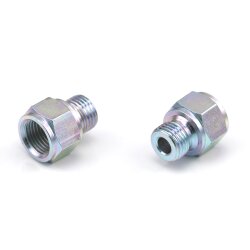 SKF Anschlussstück mit zylindrischem Gewinde - Für Rohr Ø 10 mm - M14x1,5 (d1) auf M16x1,5 (d2) - 29 mm (l1) - Stahl