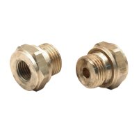 SKF Anschlussstück mit zylindrischem Gewinde - Für Rohr Ø 6 mm - G 1/8 (d1) auf M10x1 (d2) - 24 mm (l1) - Messing