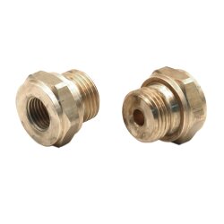 SKF Anschlussstück mit zylindrischem Gewinde - Für Rohr Ø 6 mm - M16x1,5 (d1) auf M10x1 (d2) - 19 mm (l1) - Messing