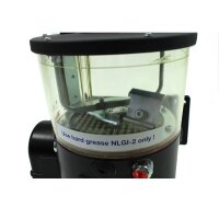 SKF Progressivpumpe KFGS1MX1AXXEEB+924 - 24 Volt DC - 2 kg Behälter - Mit Steuergerät - Mit Füllstandsüberwachung - 1 Pumpenelement - 2,5 cm³/min