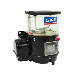 SKF Progressivpumpe KFGS1MXXDDDCEB+924 - 24 Volt DC - 2 kg Behälter - Mit Steuergerät - Ohne Füllstandsüberwachung - 3 Pumpenelemente - 0,8/0,8/0,8 cm³/min