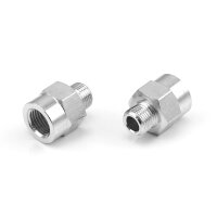 SKF Reduzieranschlussstück mit zylindrischem Gewinde - G 1/4 (d1) auf G 1/2 (d2) - 40 mm (l1) - Stahl verzinkt