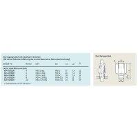 SKF Durchgangsstück mit kegeligem Gewinde - Für Rohr Ø 4 mm - M10x1 keg (d1) auf M8x1 (d2) - 16 mm (l1) - Stahl verzinkt