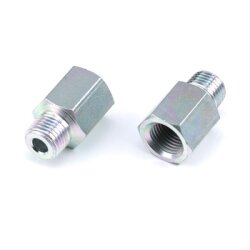 SKF Durchgangsstück mit kegeligem Gewinde - Für Rohr Ø 10 mm - M16x1,5 keg (d1) auf M16x1,5 (d2) - 24 mm (l1) - Stahl verzinkt
