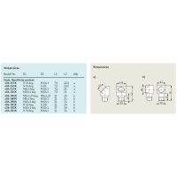 SKF Winkelstück 45° - M8x1 keg (d) auf M10x1 (d1) - 21 mm (L) - Stahl verzinkt