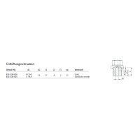 SKF Entlüftungsschraube - M10x1 (d1) - 17 mm (l1) - Stahl verzinkt