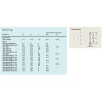 SKF Flachdichtring - Für Gewinde M6 - 1 mm (h) - Kupfer