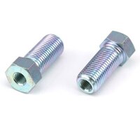 SKF Gerade Schottverschraubung - M14x1,5 (d1) auf M8x1 (d2) auf M8x1 (d3) - Für Rohr Ø 4 mm - 27 mm (l) - Stahl