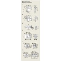 SKF Rohrverbinder mit Befestigungsmöglichkeit - Für Rohr Ø 4 mm - Zink-Druckguss