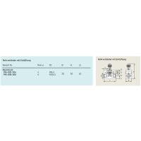 SKF Rohrverbinder mit Befestigungsmöglichkeit - Für Rohr Ø 4 mm - Zink-Druckguss