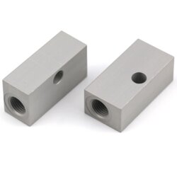 SKF Rohrverbinder mit Befestigungsmöglichkeit - Für 1 x Rohr Ø 8 mm - M14x1,5 (d) - Aluminium