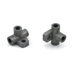 SKF T-Stück - M14x1,5 (d2) - Für Rohr Ø 8 mm - Zink-Druckguss