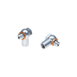 SKF Schwenkverschraubung in Knieform - Für Rohr Ø 4 mm - M8x1 (d1) auf M8x1 (d2) - Stahl, verzinkt