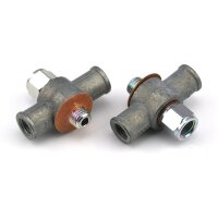 SKF Schwenkverschraubung in Kreuzform - M10x1 (d1) auf M8x1 (d2) auf M8x1 (d3) - Für Rohr Ø 4 mm