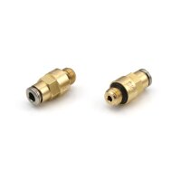 SKF Gerader Steckverbinder mit zylindrischem Gewinde - Für Rohr Ø 8 mm - M12x1 (G) - Messing - FPM-Dichtung