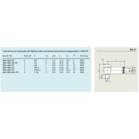 SKF Schwenkverschraubung - M5 (G) - Für Rohr Ø 4 mm - Messing - NBR-Dichtung