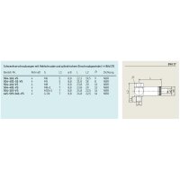 SKF Schwenkverschraubung - M8 (G) - Für Rohr Ø 4 mm - Messing - NBR-Dichtung